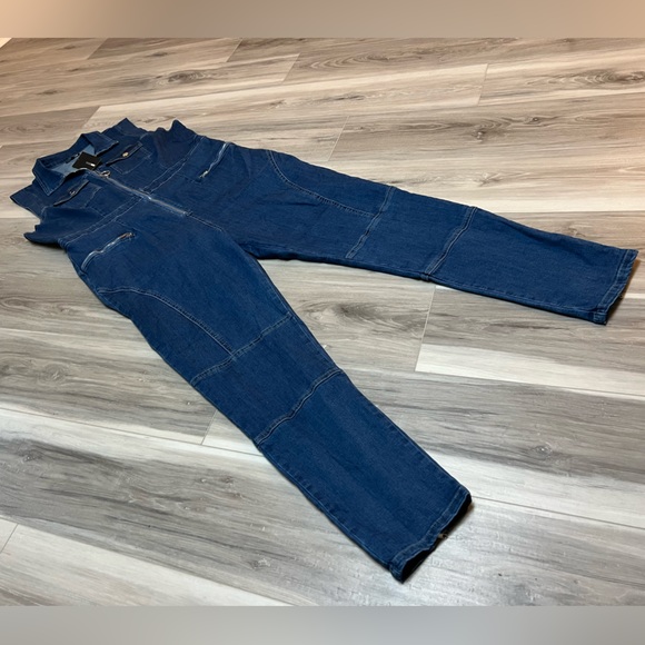 Denim zip up jumper - Picture 6 of 7